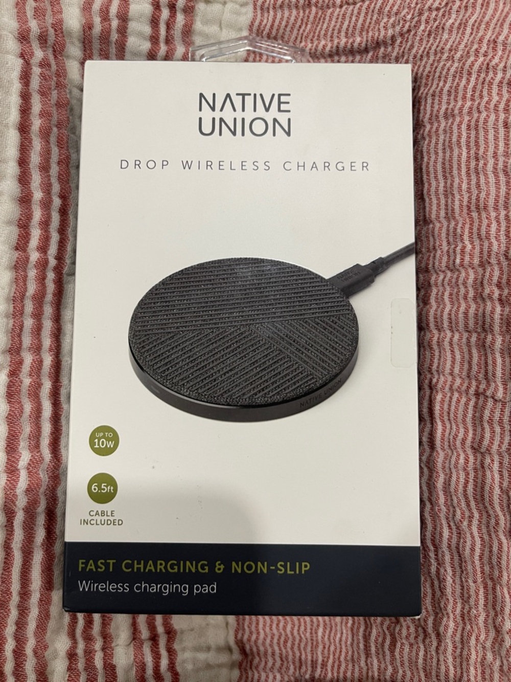 Native Union Drop Wireless Charger - Black